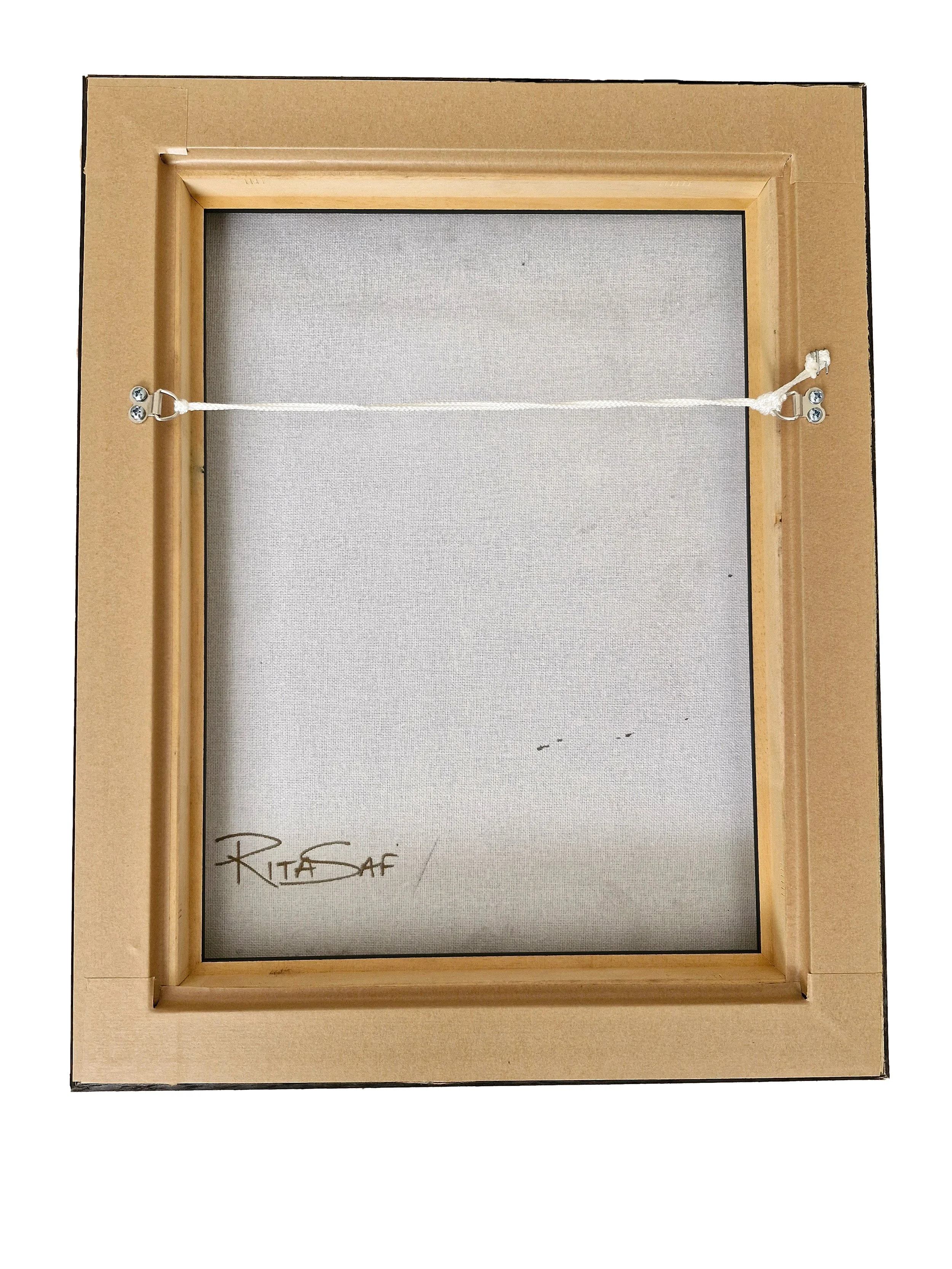 Midnight Reverie - Abstract Art Landscape Painting — Rita Saf Design